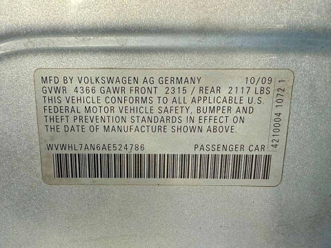 2010 Volkswagen CC Luxury