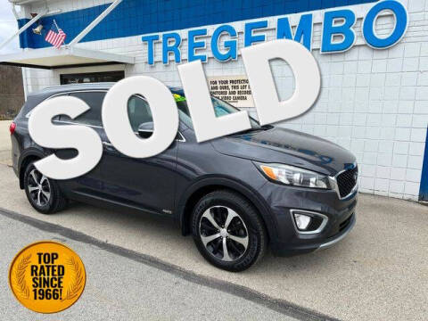 2016 Kia Sorento for sale at TREGEMBO MOTORS in Bentleyville PA
