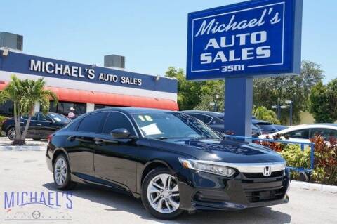 2018 Honda Accord for sale at Michael's Auto Sales Corp in Hollywood FL