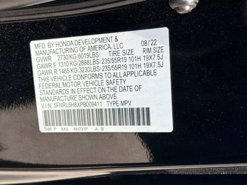 2023 Honda Odyssey Touring