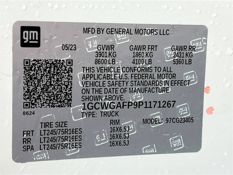 2023 Chevrolet Express 2500