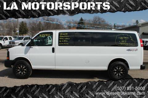 2014 Chevrolet Express Passenger for sale at L.A. MOTORSPORTS in Windom MN
