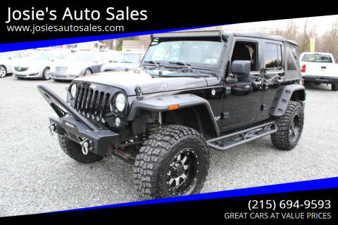 2016 Jeep Wrangler Unlimited for sale at Josie's Auto Sales in Gilbertsville PA