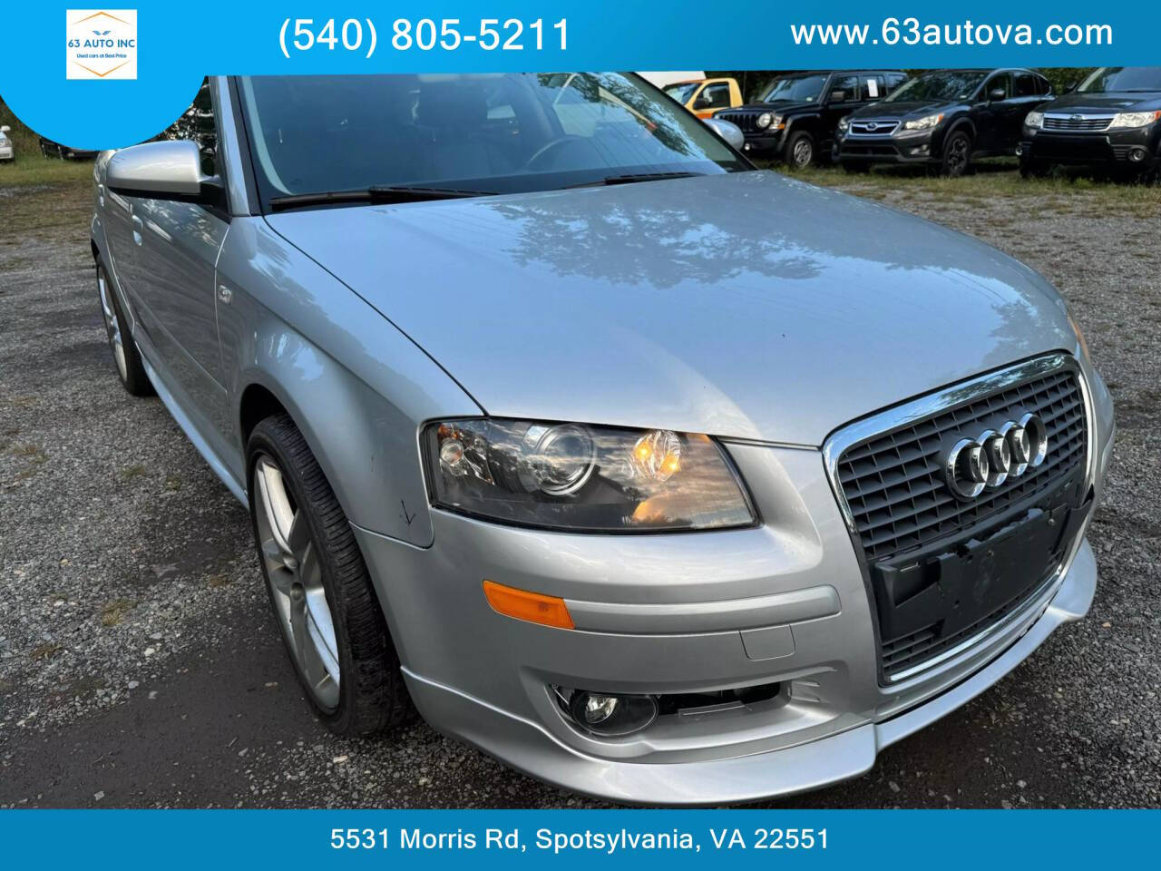 2008 Audi A3 for sale at 63 Auto Inc in Spotsylvania, VA