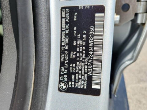 2004 BMW X3 2.5i