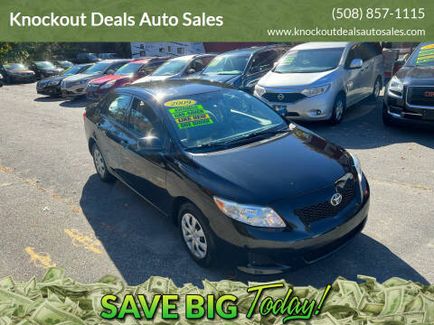 2009 Toyota Corolla for sale at Knockout Deals Auto Sales in West Bridgewater MA