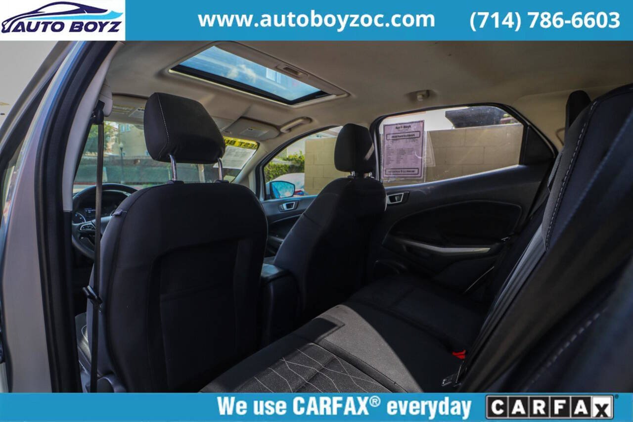 2018 Ford EcoSport for sale at Auto Boyz in Garden Grove, CA