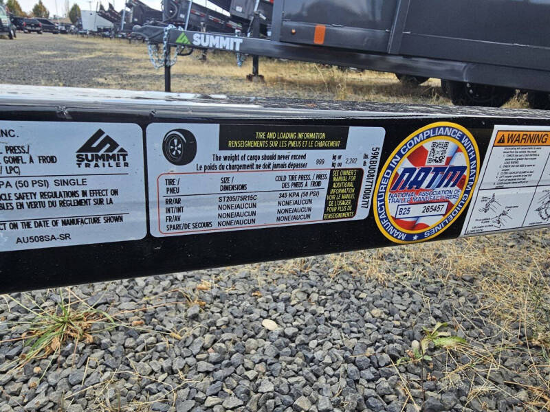 2026 Summit Trailers AU508SA-SR