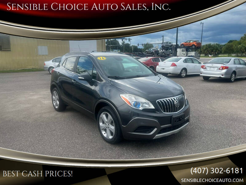 2016 Buick Encore for sale at Sensible Choice Auto Sales, Inc. in Longwood FL