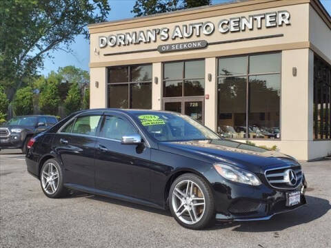 2014 Mercedes-Benz E-Class for sale at DORMANS AUTO CENTER OF SEEKONK in Seekonk MA
