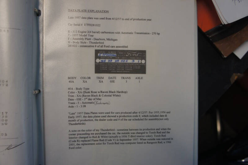 1957 Ford Thunderbird