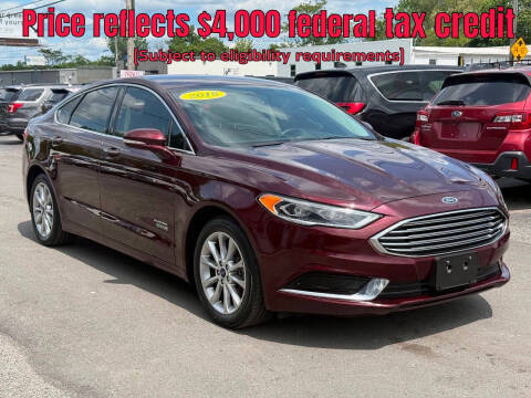 2018 Ford Fusion Energi for sale at MetroWest Auto Sales - Electric & Hybrids in Worcester MA