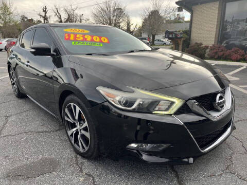 2016 Nissan Maxima for sale at Maluda Auto Sales in Valdosta GA