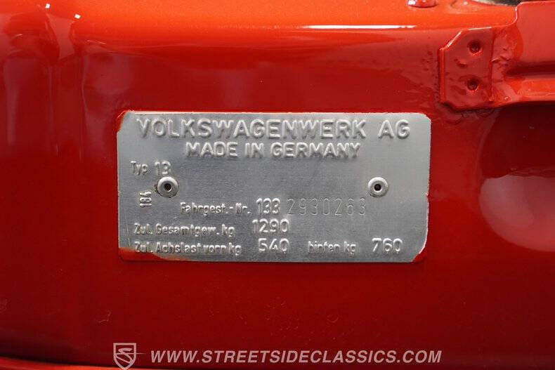 1973 Volkswagen Super Beetle