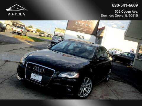 2012 Audi A4 for sale at Alpha Luxury Motors in Downers Grove IL