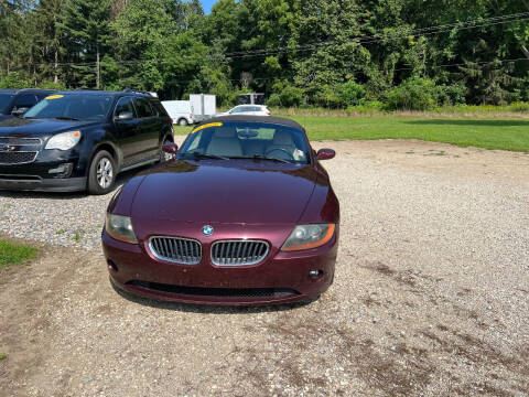 2003 BMW Z4 for sale at Hillside Motor Sales in Coldwater MI