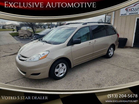 2009 Toyota Sienna for sale at Exclusive Automotive in West Chester OH