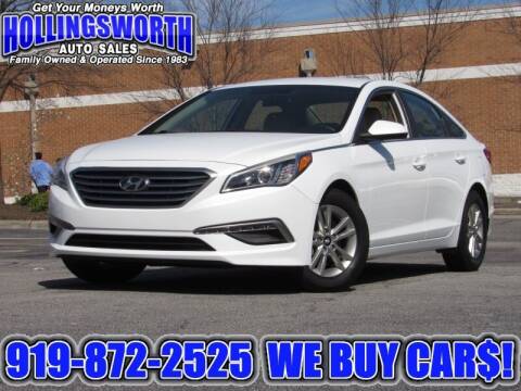 2015 Hyundai Sonata for sale at Hollingsworth Auto Sales in Raleigh NC