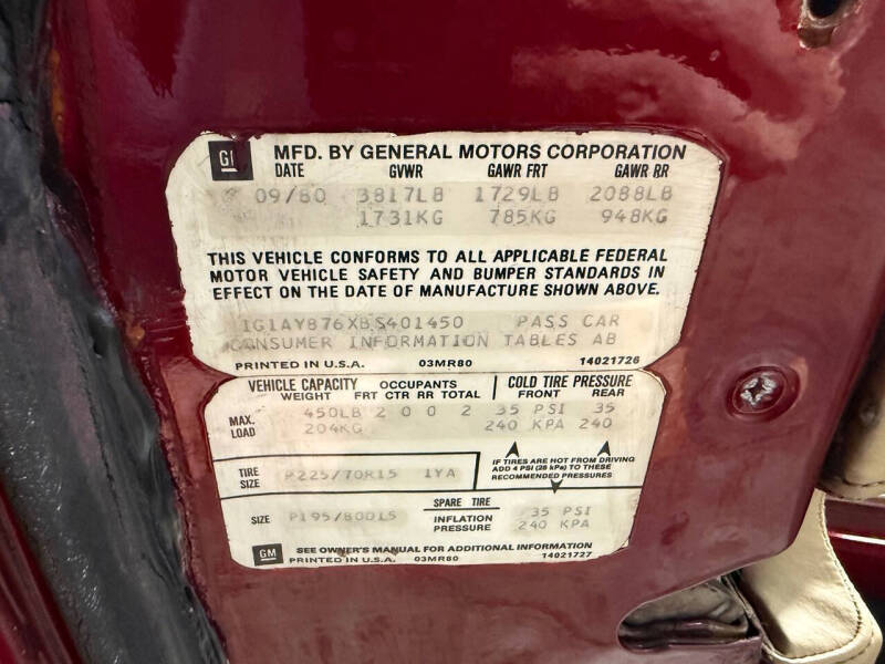 1981 Chevrolet Corvette