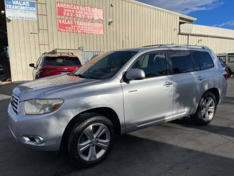 2009 Toyota Highlander for sale at American Auto Sales in Las Vegas NV