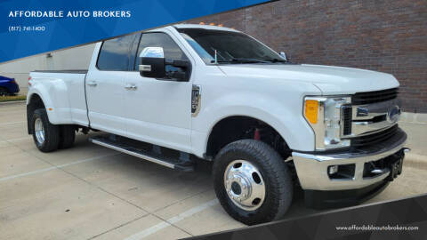 2017 Ford F-350 Super Duty for sale at AFFORDABLE AUTO BROKERS in Keller TX