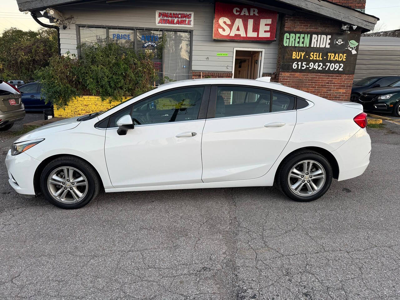 2018 Chevrolet Cruze for sale at Green Ride LLC in NASHVILLE, TN