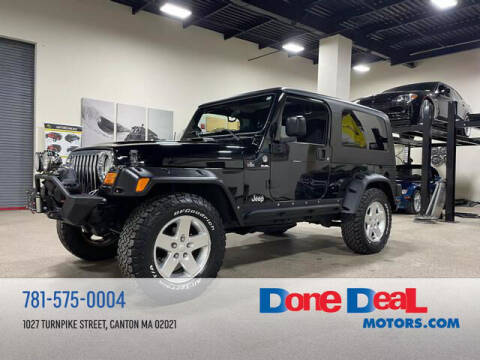 2006 Jeep Wrangler for sale at DONE DEAL MOTORS in Canton MA