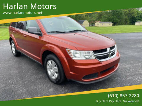 2012 Dodge Journey for sale at Harlan Motors in Parkesburg PA