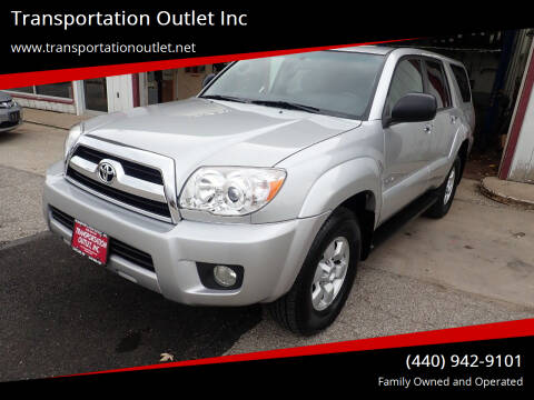 2008 Toyota 4Runner for sale at Transportation Outlet Inc in Eastlake OH