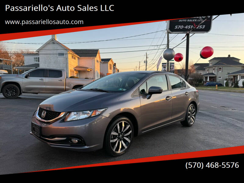 2015 Honda Civic for sale at Passariello's Auto Sales LLC in Old Forge PA