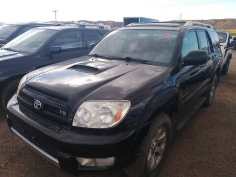 2004 Toyota 4Runner for sale at PYRAMID MOTORS - Fountain Lot in Fountain CO