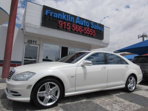 2012 Mercedes-Benz S-Class for sale at Franklin Auto Sales in El Paso TX