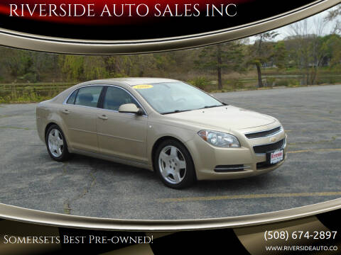 2008 Chevrolet Malibu for sale at RIVERSIDE AUTO SALES INC in Somerset MA