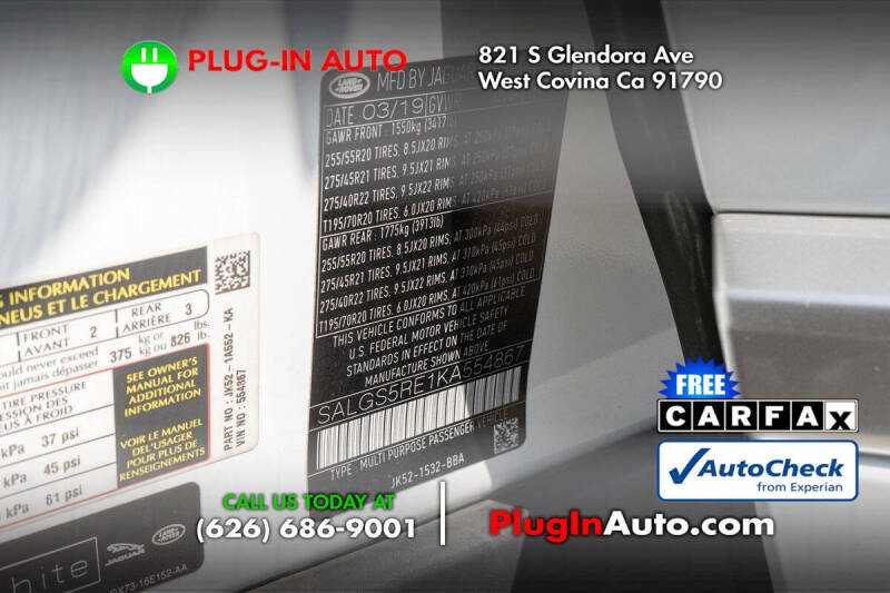 2019 Land Rover Range Rover Supercharged LWB