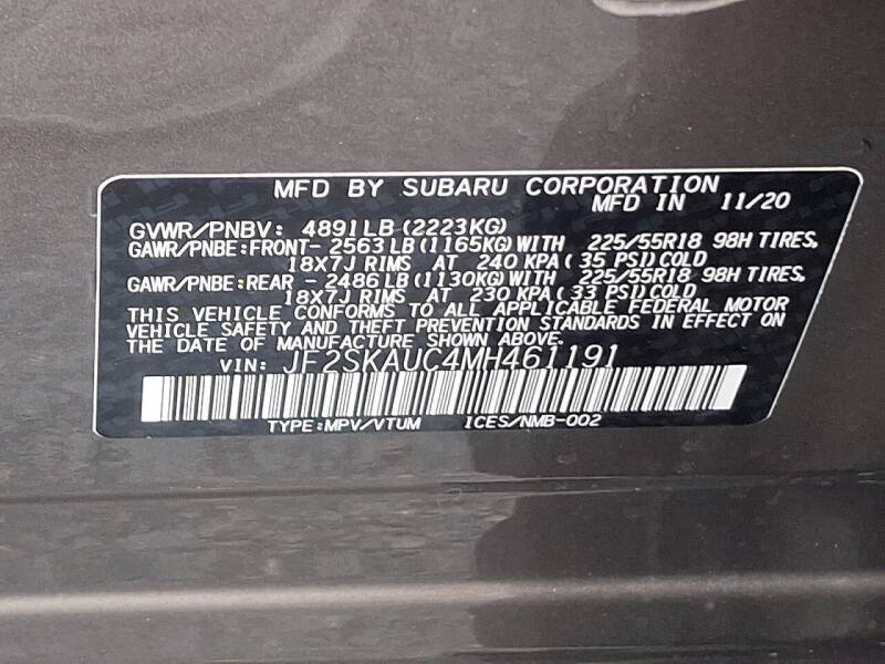 2021 Subaru Forester Limited