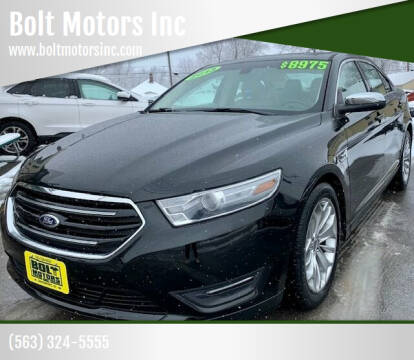 2013 Ford Taurus for sale at Bolt Motors Inc in Davenport IA