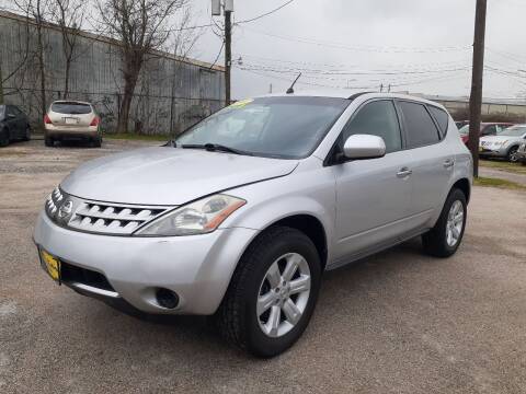 2007 Nissan Murano for sale at AUTO LATINOS CAR in Houston TX