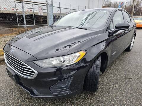 2019 Ford Fusion Hybrid for sale at Giordano Auto Sales in Hasbrouck Heights NJ
