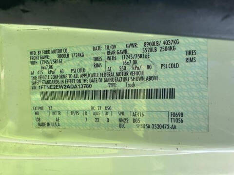 2010 Ford E-Series E-250