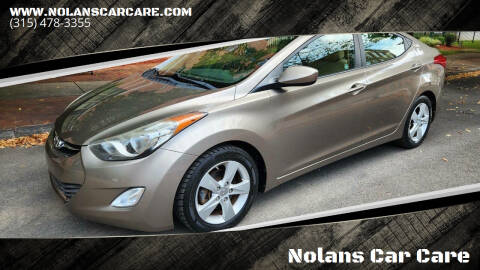 2013 Hyundai Elantra for sale at Nolans Car Care in Syracuse NY