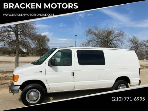 2006 Ford E-Series for sale at BRACKEN MOTORS in San Antonio TX