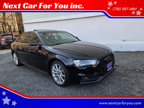 2016 Audi A4 for sale at Next Car For You inc. in Brooklyn NY