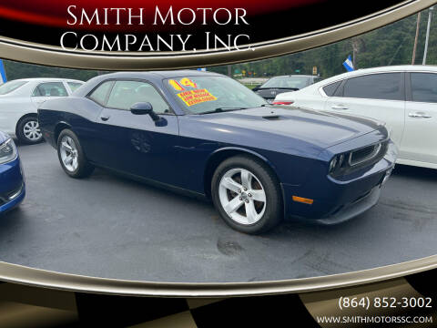 2014 Dodge Challenger for sale at Smith Motor Company, Inc. in Mc Cormick SC