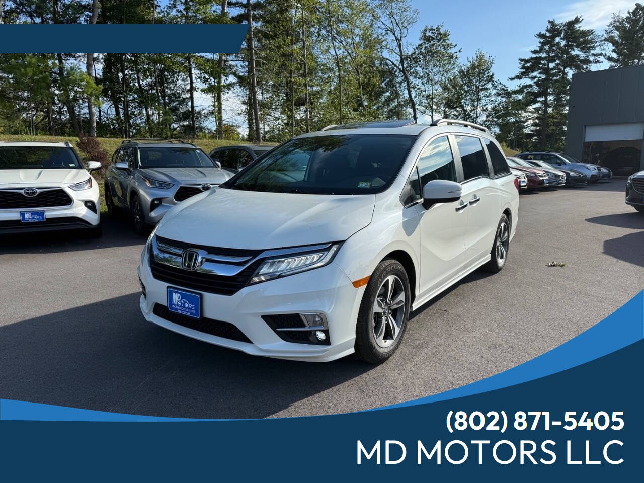 2018 Honda Odyssey for sale in Williston, VT MD Motors LLC