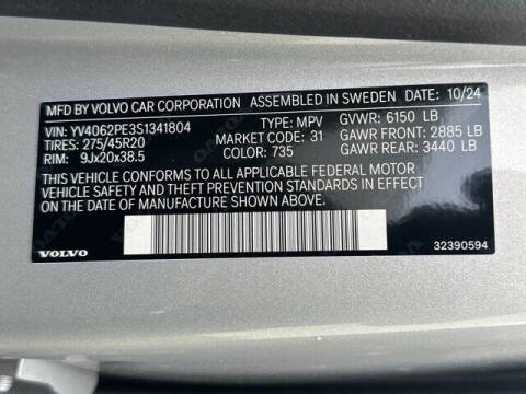 2025 Volvo XC90 B6 Plus Bright Theme 7P