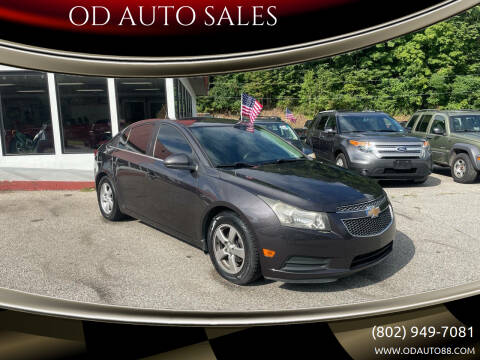 2014 Chevrolet Cruze for sale at OD AUTO SALES in Pownal VT