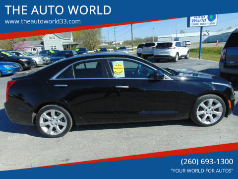 2016 Cadillac ATS for sale at THE AUTO WORLD in Churubusco IN