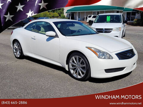 2010 Infiniti G37 Convertible for sale at Windham Motors in Florence SC