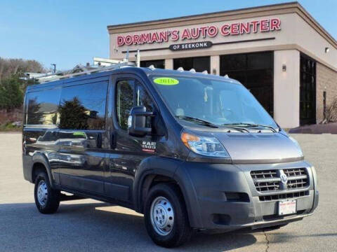 2018 RAM ProMaster for sale at DORMANS AUTO CENTER OF SEEKONK in Seekonk MA