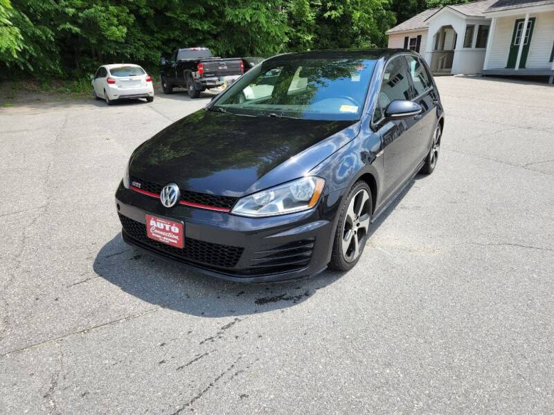 2017 Volkswagen Golf GTI for sale at AUTO CONNECTION LLC in Springfield VT